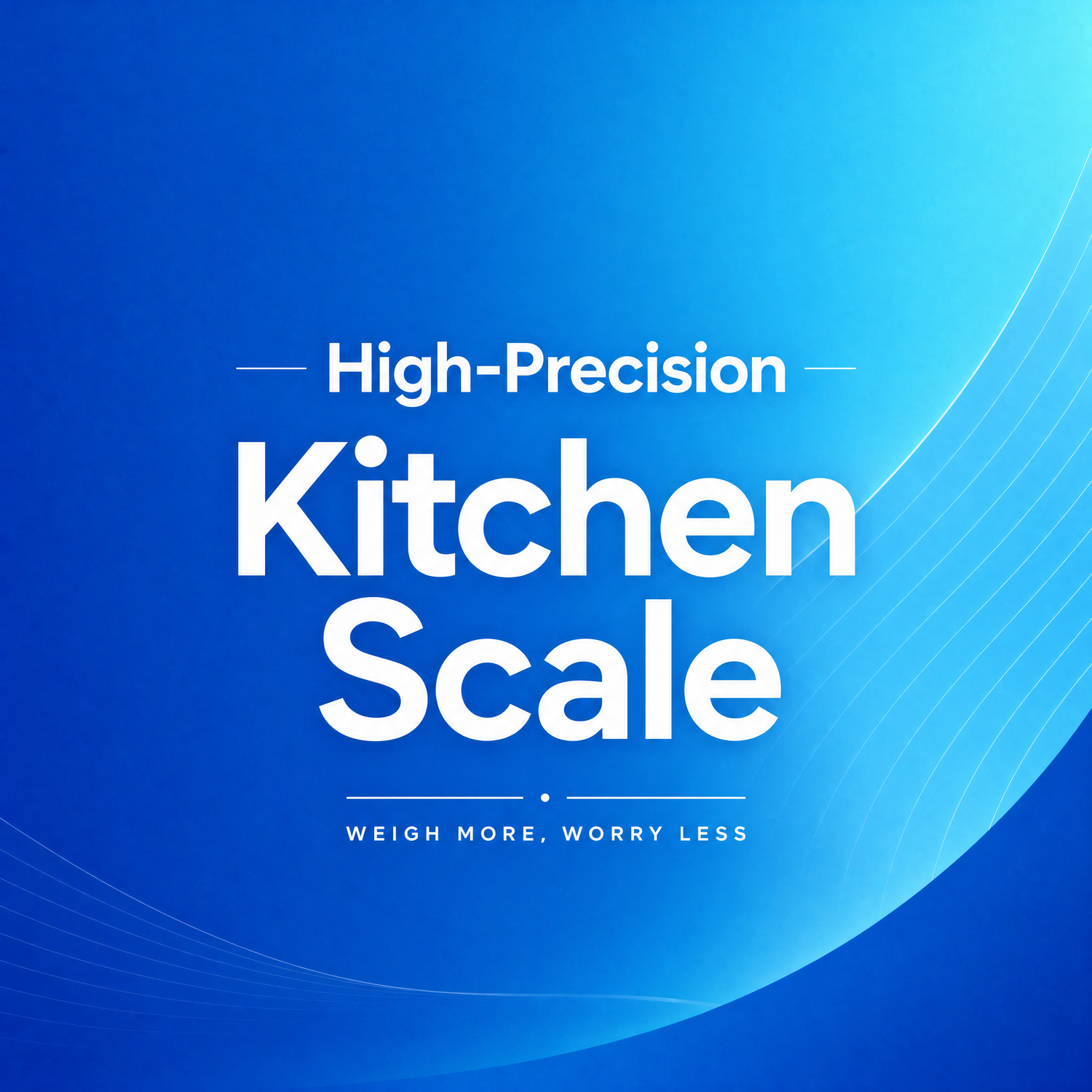 🎯 High-Precision Kitchen Scale
