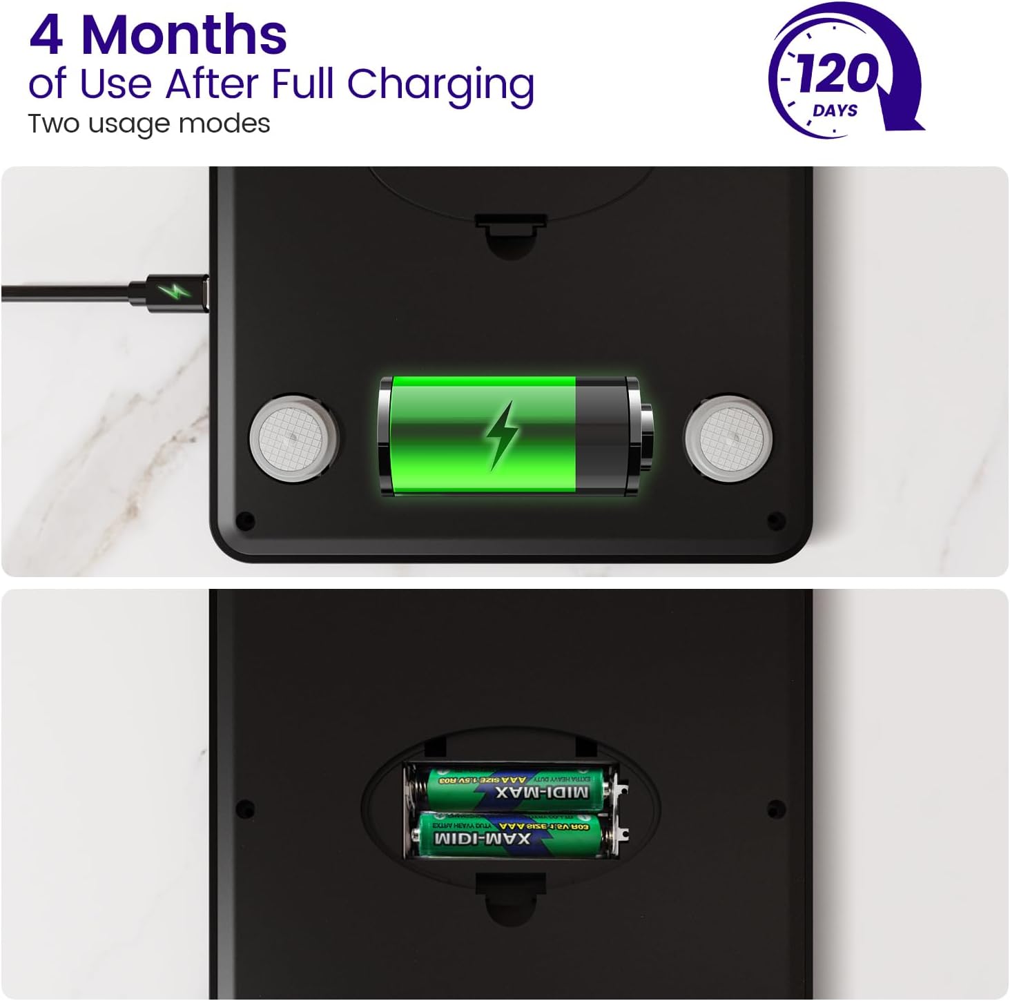 Digitale Küchenwaage, USB C Elektronik Küchenwaage, 15 kg Hochpräzise 1g/0.03oz Lebensmittelwaage, Professionell mit harter Funktion, Batterien enthalten