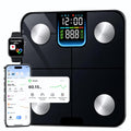 Bluetooth-fähige intelligente Körperanalysewaage, digitale Personenwaage mit 25 Gesundheitswerten, App-Synchronisation für Gewichtsreduktion und Tracking